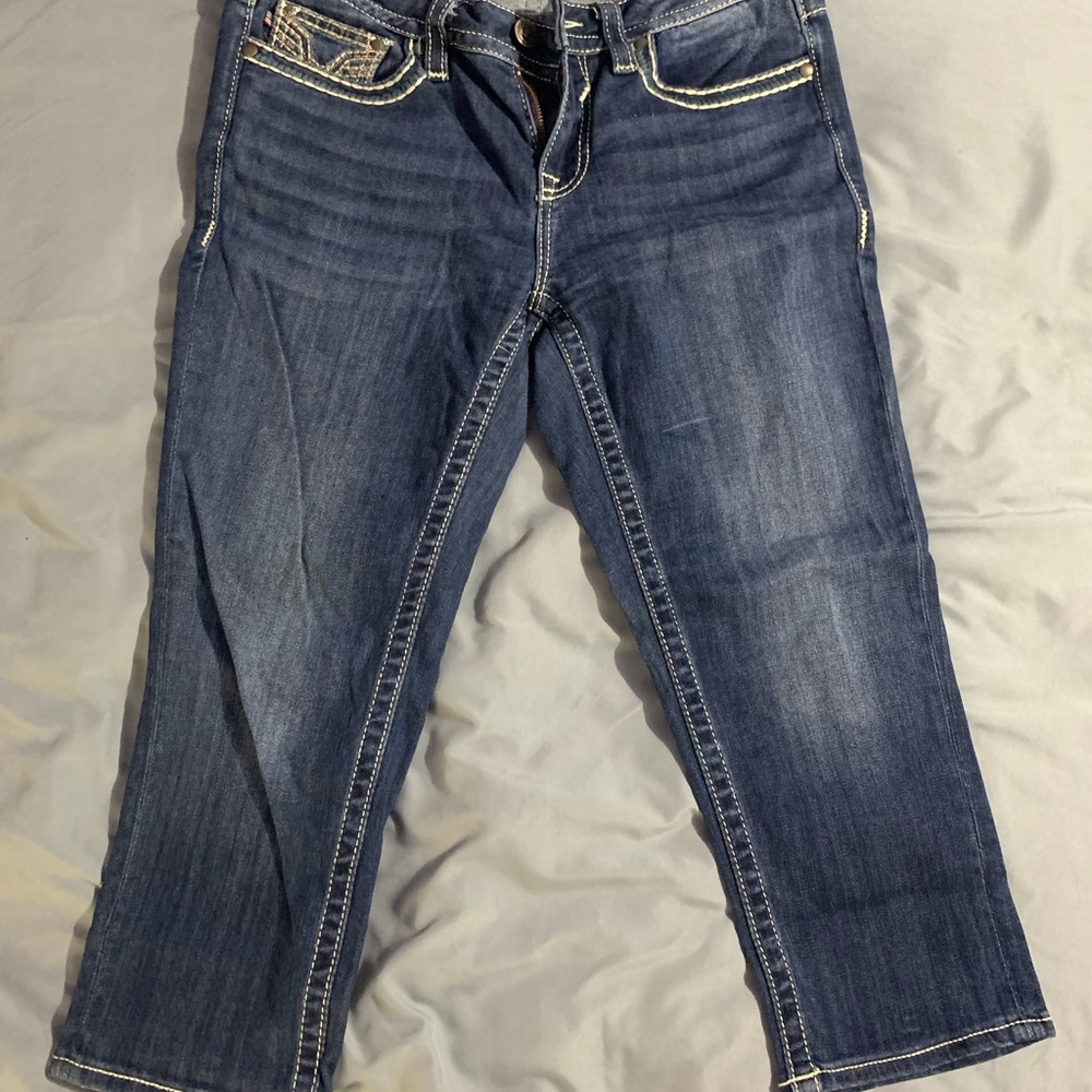Vigoss Dark Blue Cropped Jeans